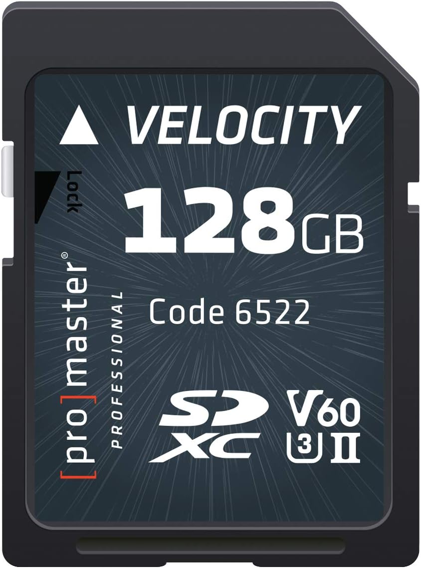 Promaster Velocity 128GB SD/XC Memory Card