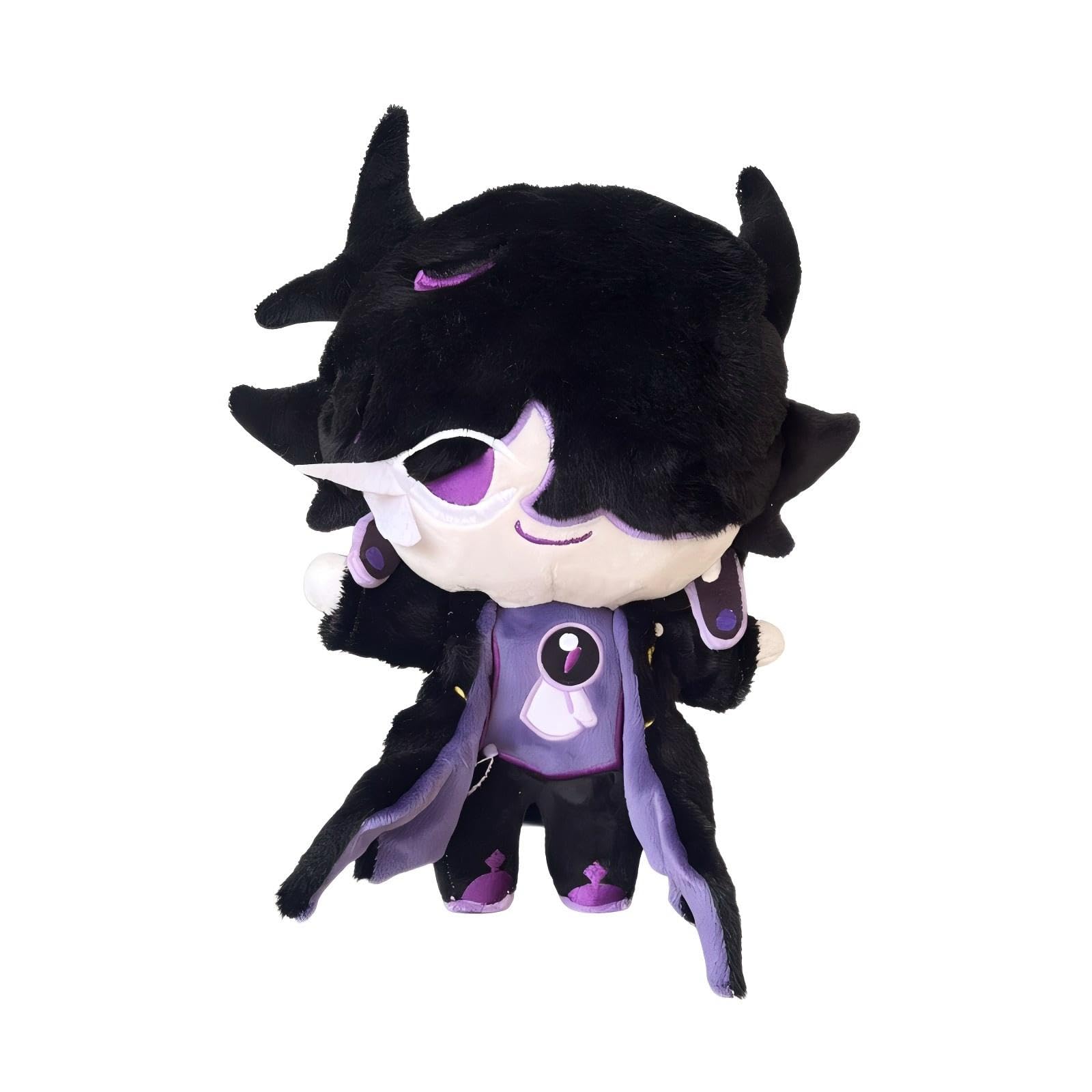 Black Sapphire Cookie Plush Toy Cute Stuffed Doll Collectible Cookie Character Plushie Pillow Soft Toy for Game Fans — image 1