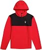 Spyder Mens Ray Half Zip Pullover RedM