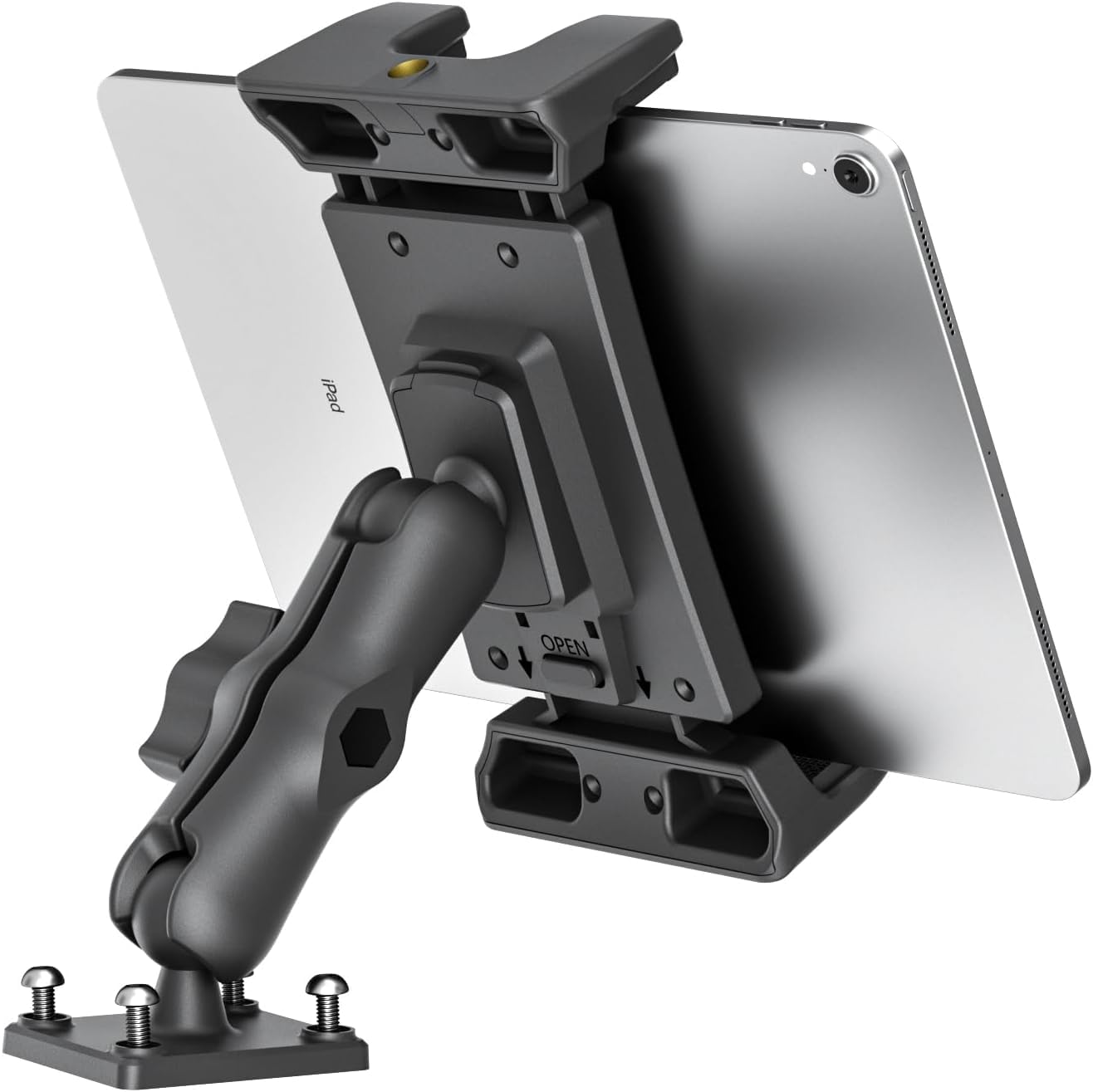 OHLPRO タブレットホルダー車載 ipad車載ホルダー 穴開け 5.4-13…