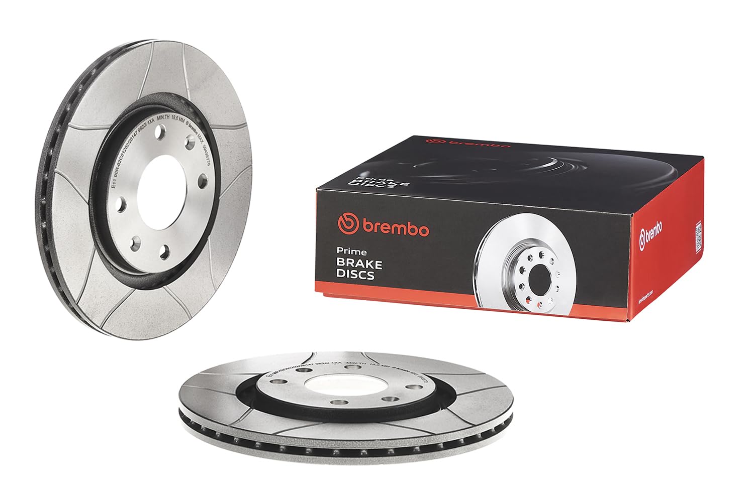 Brembo Max 09.4987.76 Front Brake Disc - Set of 2