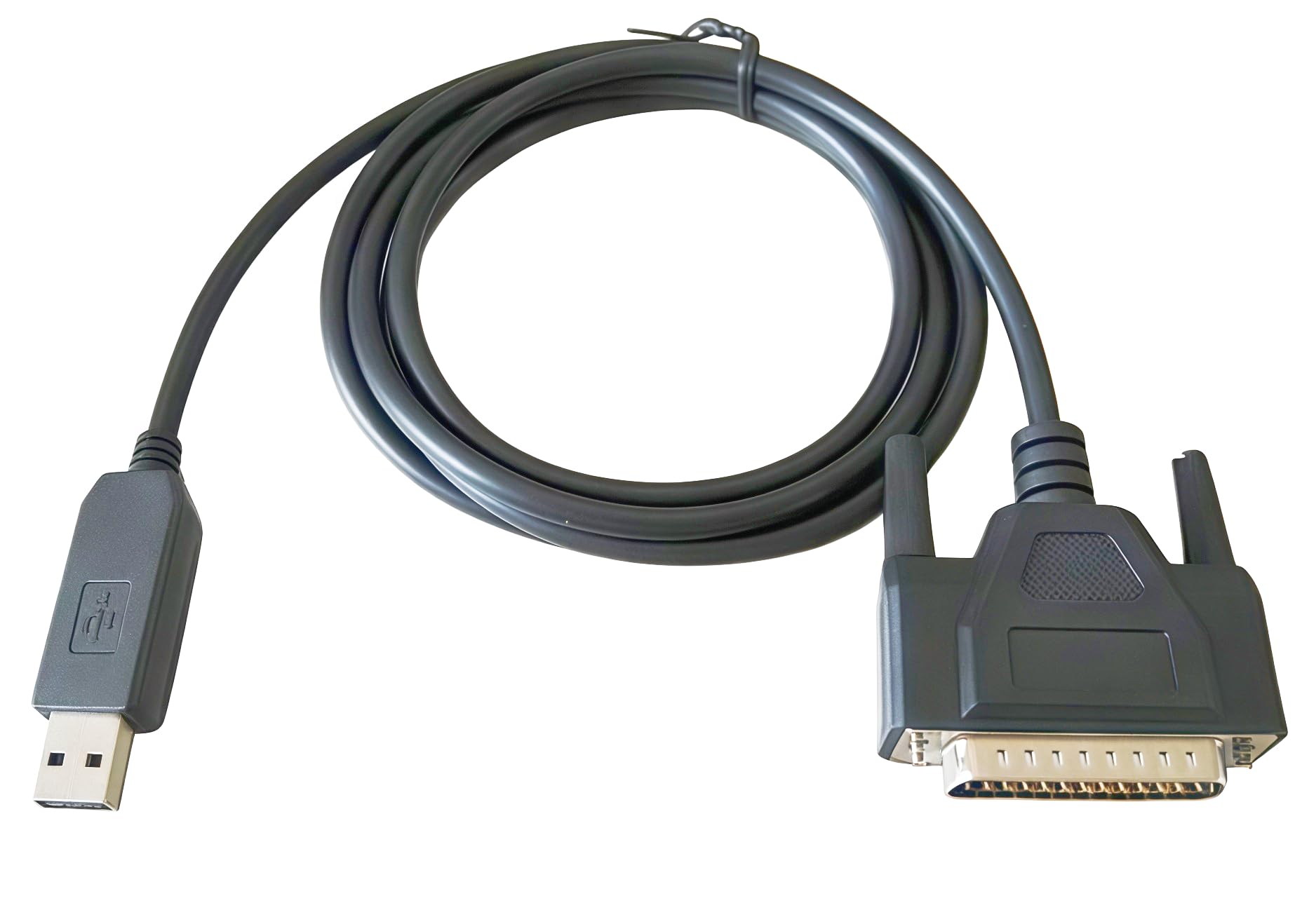 CNC Cable de Programación para Fanuc CNC DNC, Cable de Consola USB a DB25 Macho para Fanuc, Chipset FTDI. (6 PIES/1.8M)