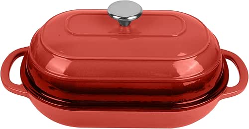 Premium Enameled Cast Iron Dutch Oven for Bread Baking |
