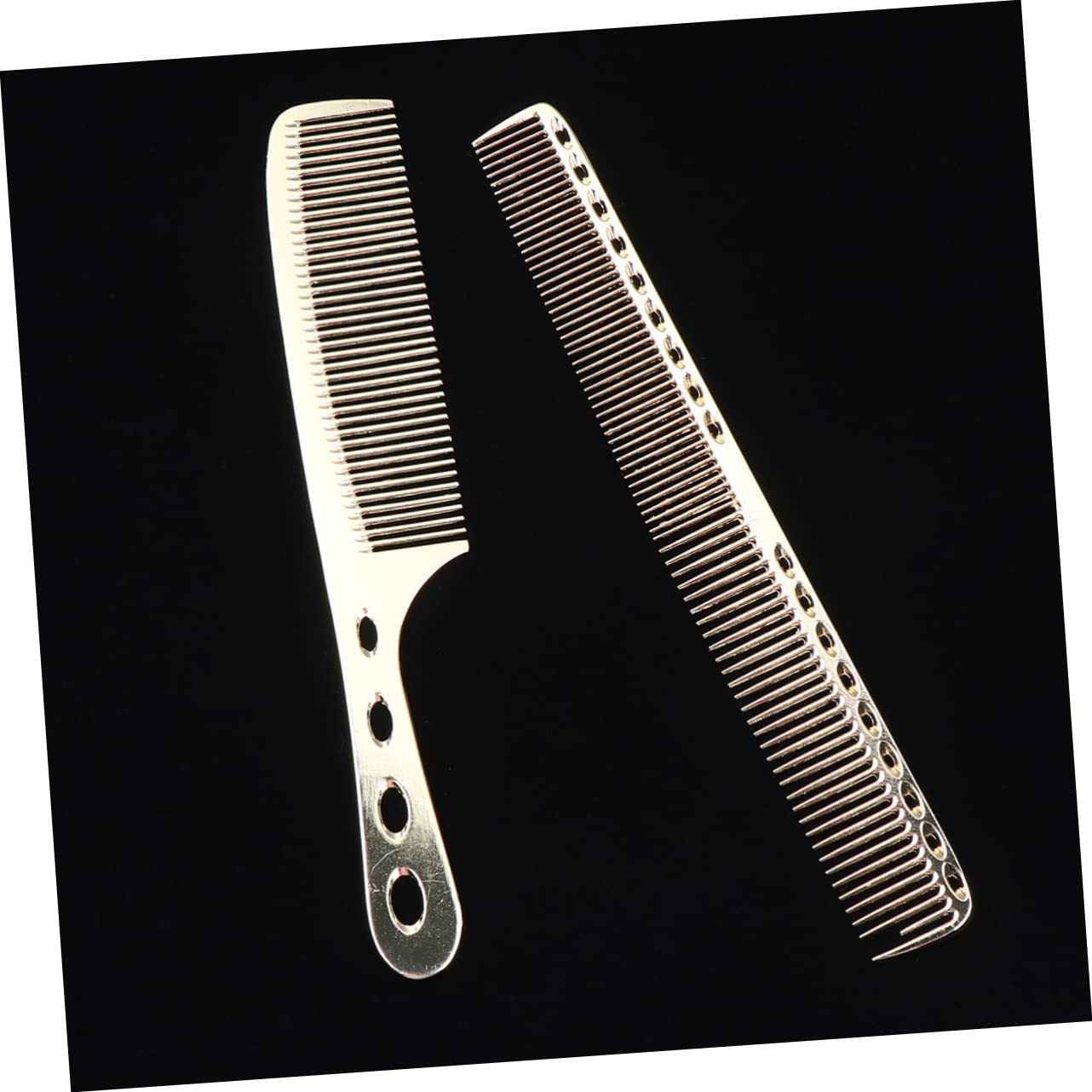 FRCOLOR Juego De 3 Peines De Masaje Para Hombre Accesorio De Peluquería Para Mujer Y Hombre Dorados S908 2 Unidades X 3