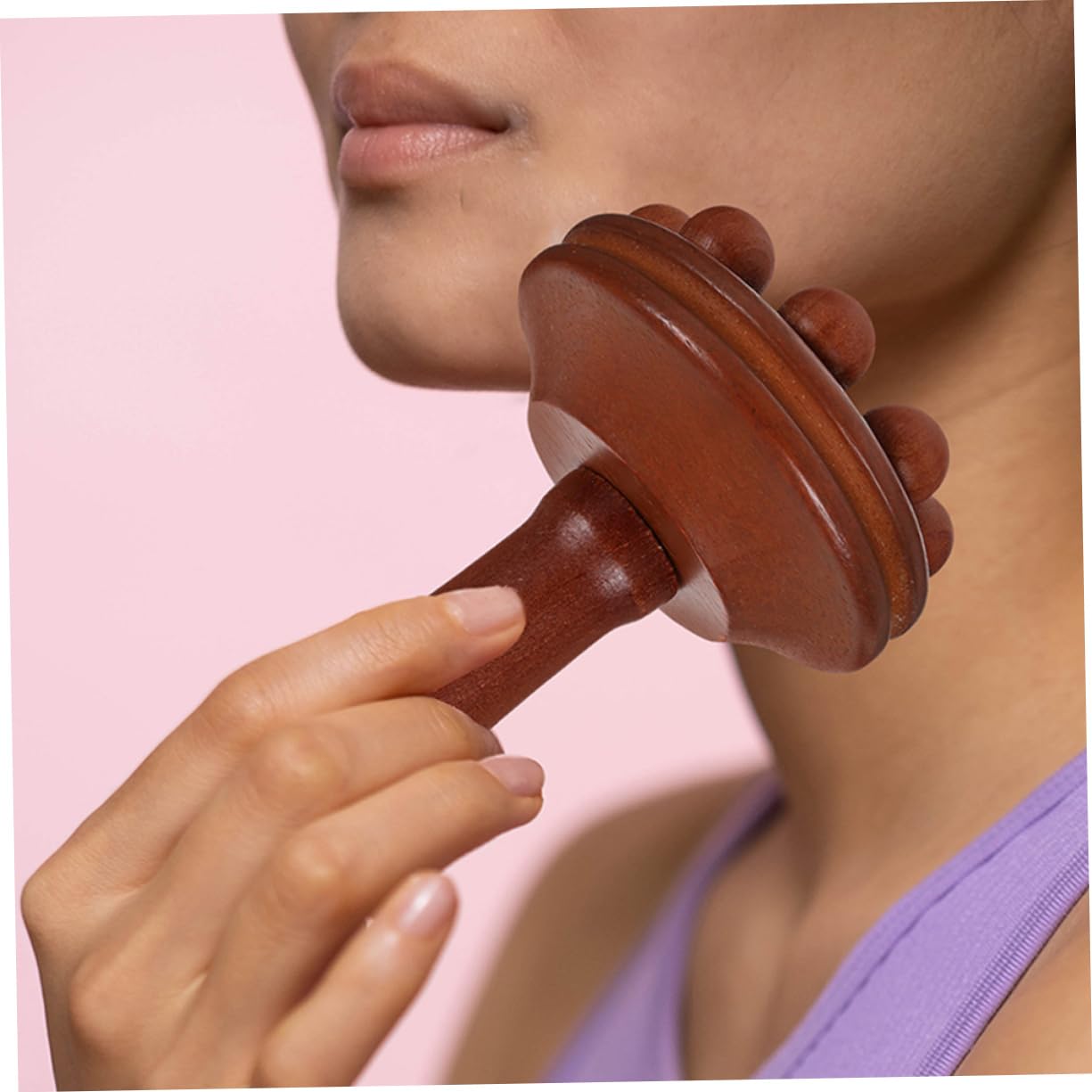 CALLARON 2 Series Herramientas De Masaje Manual Herramienta De Masaje Portátil ador Para El Cuerpo a De Corporal De Mano De Madera 2 Piezas*2