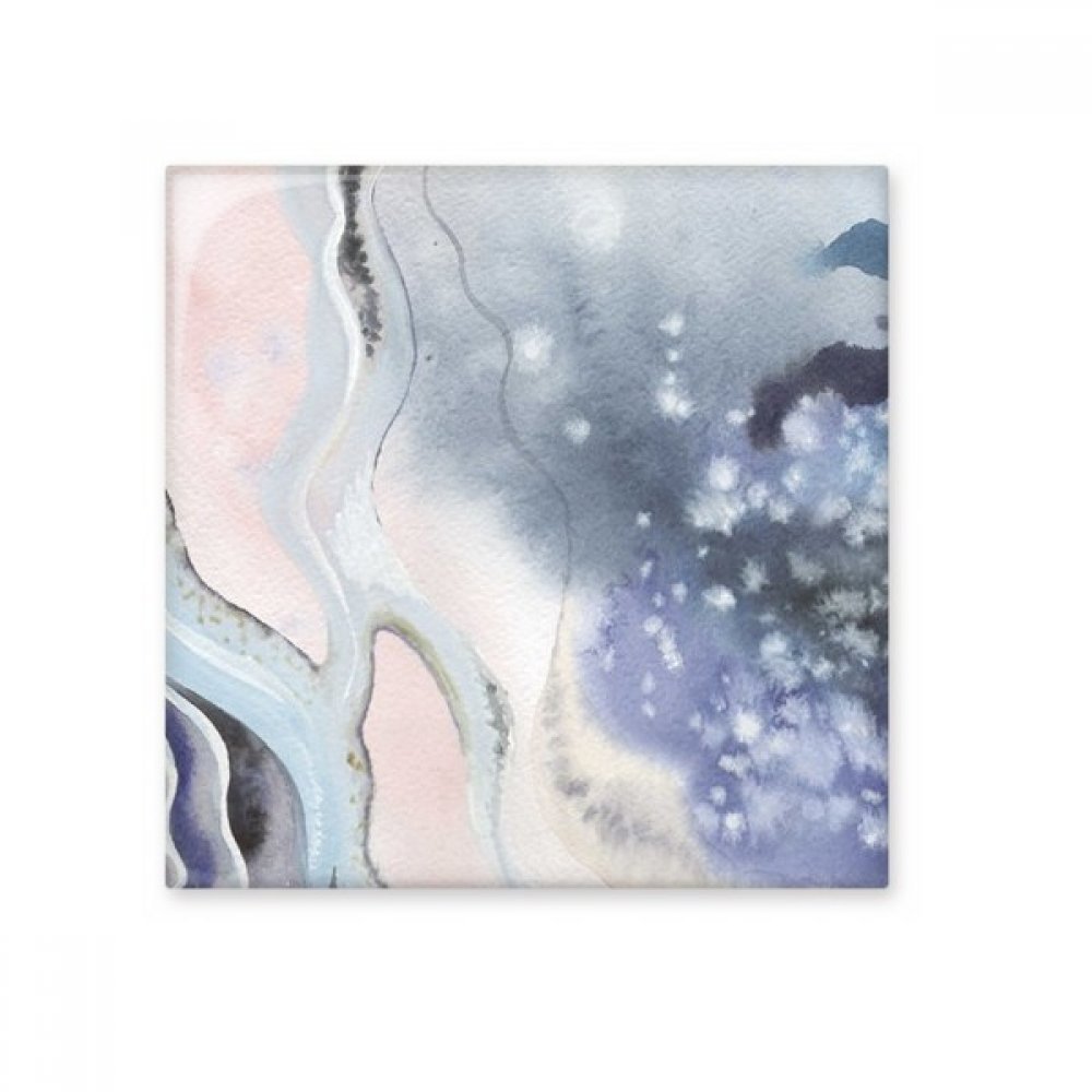 Carrelage céramique aquarelle abstrait brillant pour décoration murale