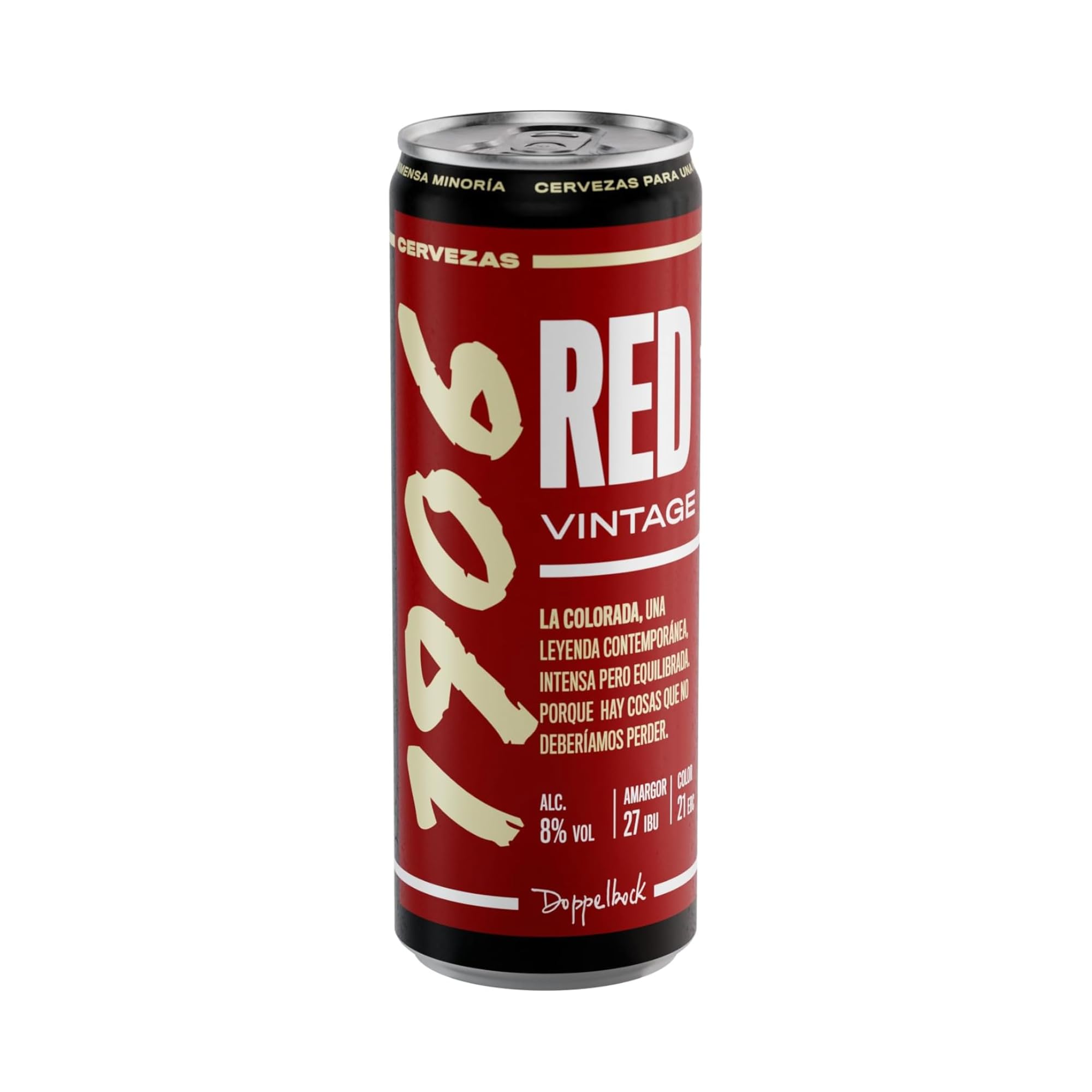 Cerveza Lager Extra 1906 Red Vintage Pack 24 Latas 33 cl 8% Alcohol
