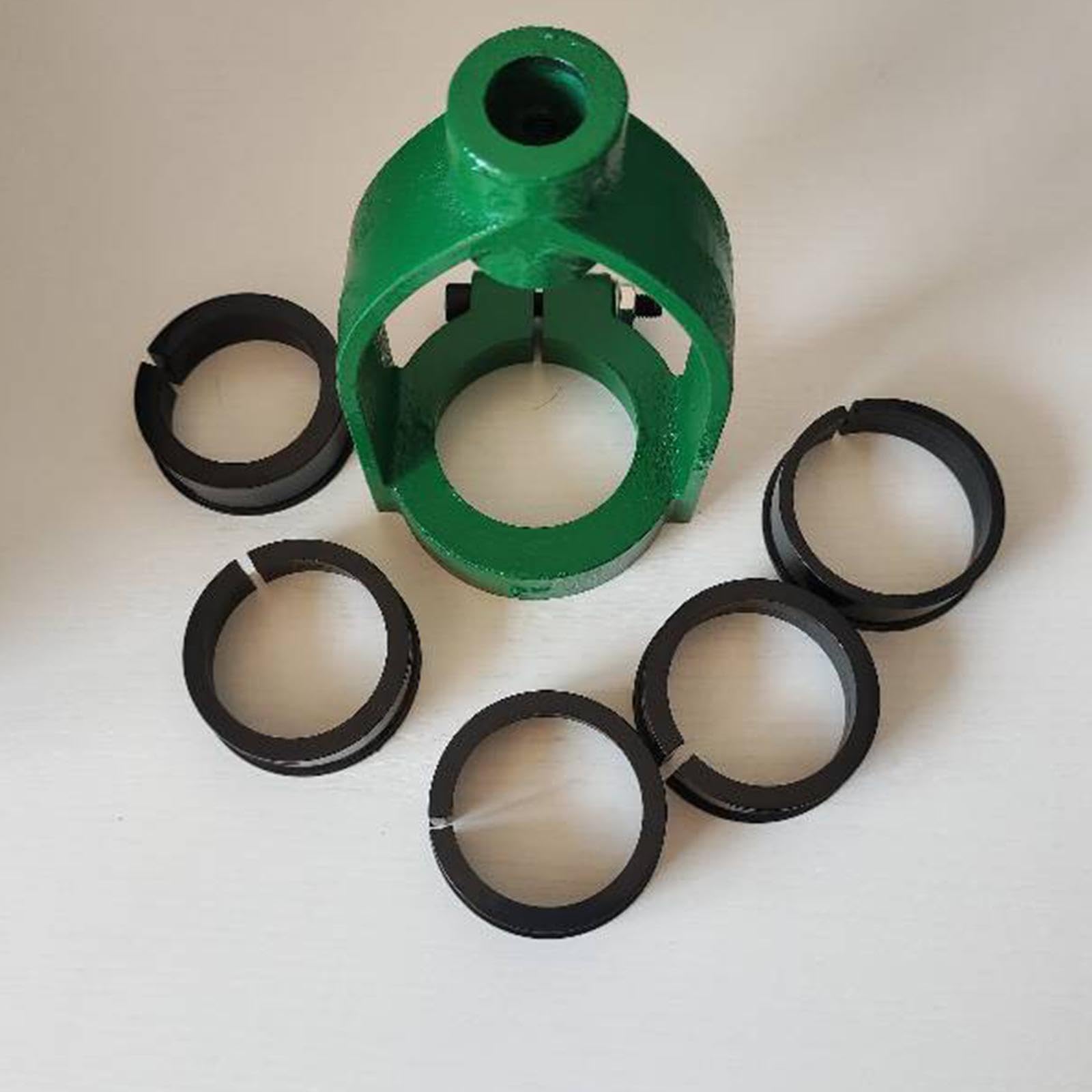 Generic Adaptador de Broca de Agujero Cuadrado Herramientas de Espiga de Mortaja para Carpintería Profesional de Acero con Manga Reductora de 65-40 Mm 65-53 M, Verde