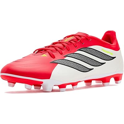 adidas Predator Club Fg/Mg Soccer Cleats lucid red/black/white