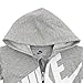 Nike Baby Boy's Sportswear Long Sleeve Hooded Coverall (Infant) Dark Grey Heather 3-6 Months