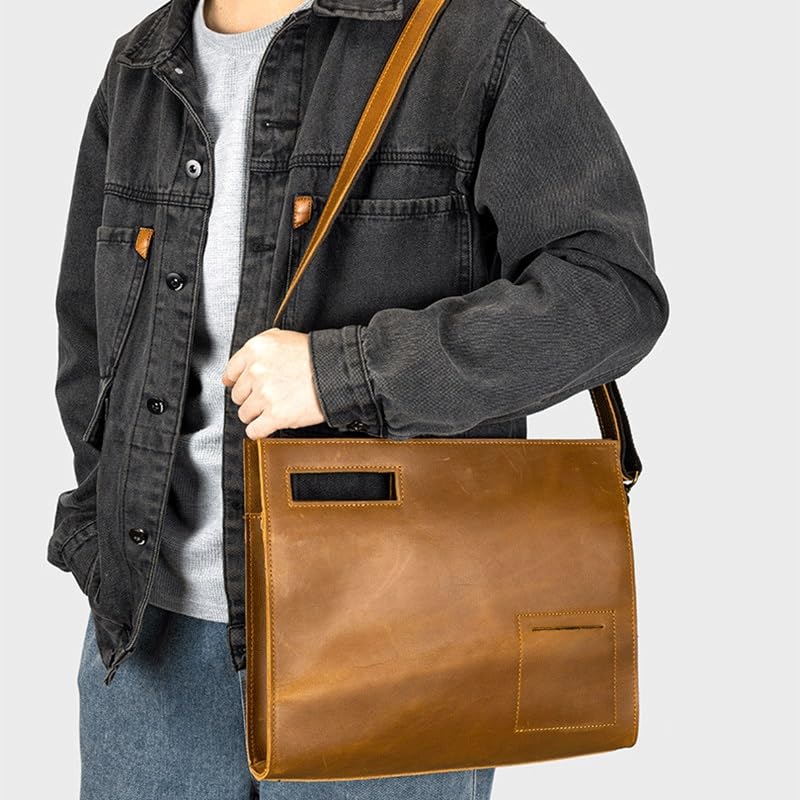 Men's Retro Handbag Briefcase Casual Crossbody Office Workplace3
