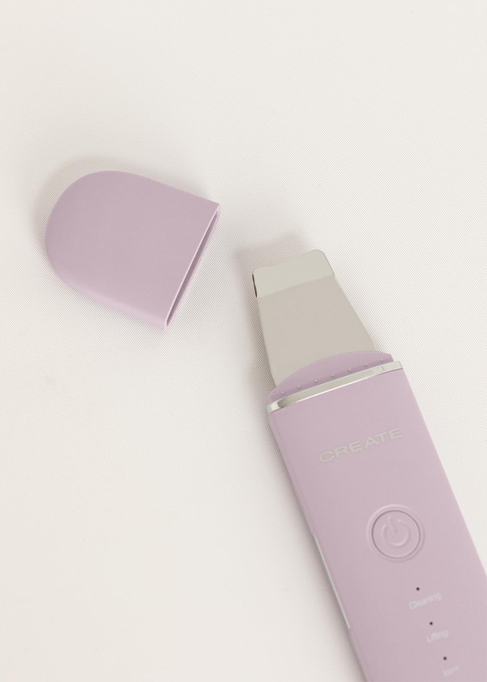 CREATE/SONIC PURE SKIN 4 in 1 / Nettoyeur facial ultrasonique 4 en 1 lavande/Technologie EMS, 4 technologies, 4 nettoyages, effet lifting, tête en acier inoxydable de qualité médicale, 3,7 W
