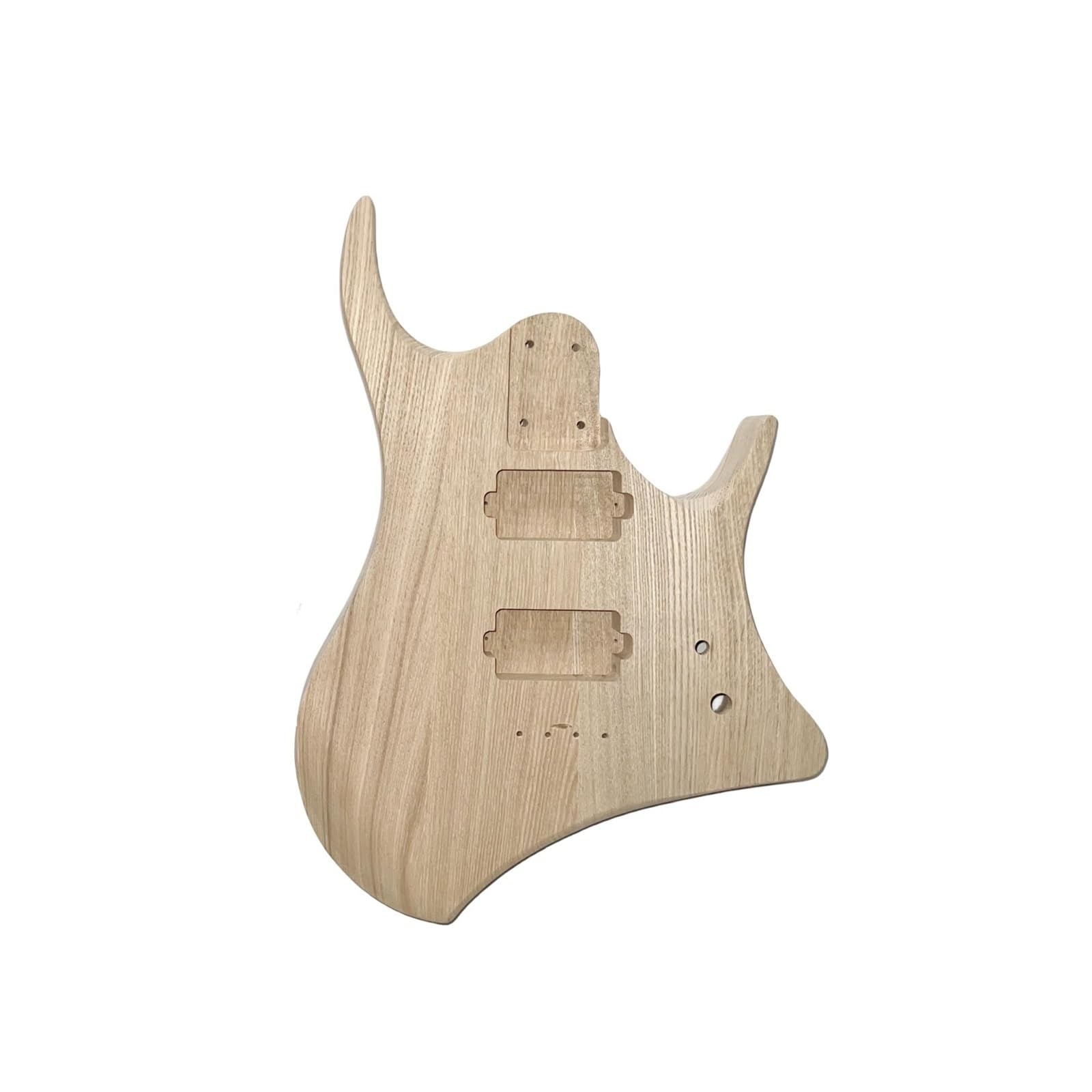 HUIOP E-Bass-Körper Aus Ahorn, Blank & Unlackiert – Für PB-Bass DIY, Maße: 495 X 330 X 43 Mm