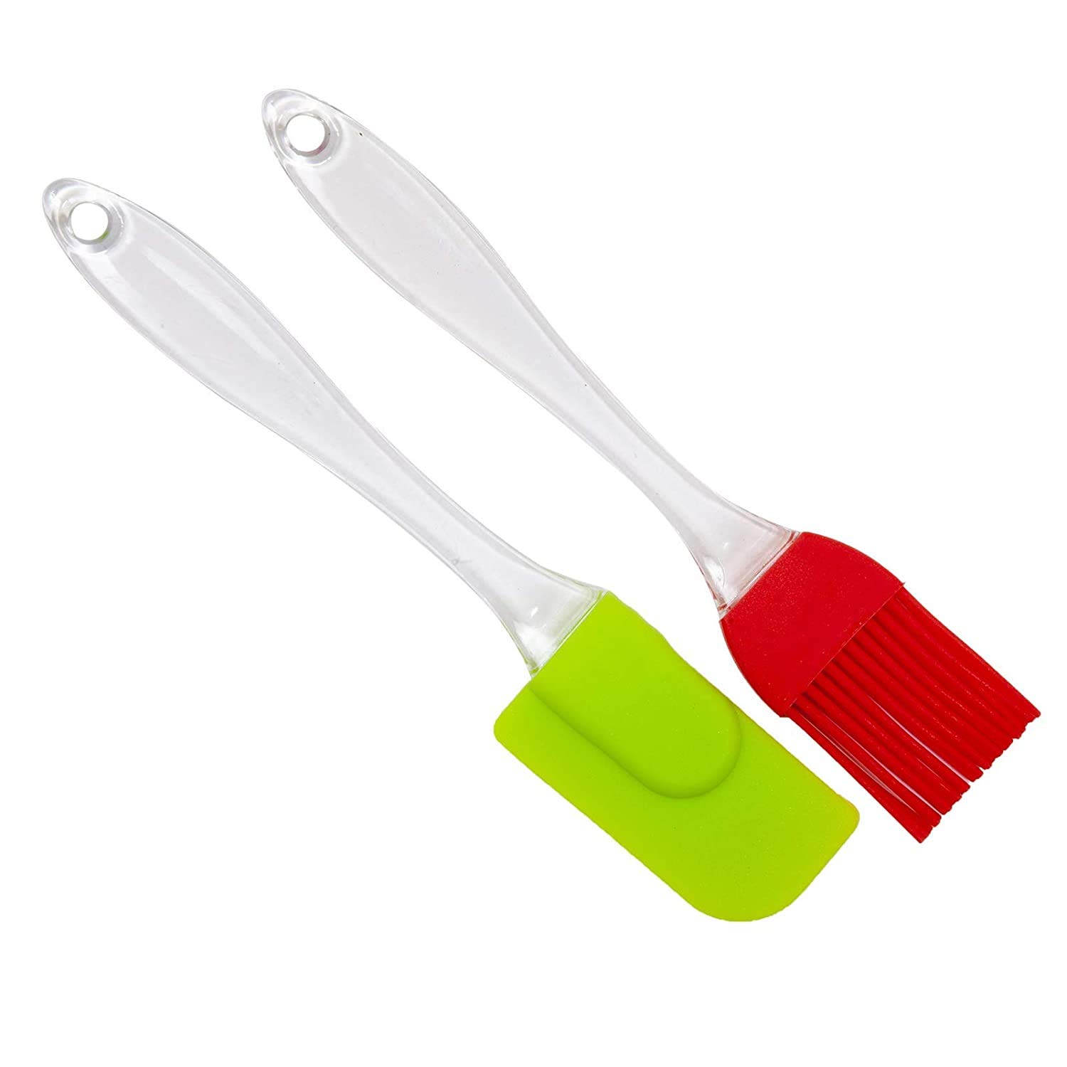 Nextday`s ® Multipurpose Silicon Grilling Tandoor and Barbeque Grill Brush and Spatula for Kitchen Cooking Oiling, Face, Clove Pastry Cake Mixer, Decorating, Backing, Glazing (Size 6 Inch Long)