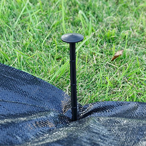 Originline Weed Control Fabric Planting Holes - Ground Cover Weed Barrier - Eco-Friendly for Vegetable Garden Landscape, 3 feet by 12 feet - Thumbnail 6