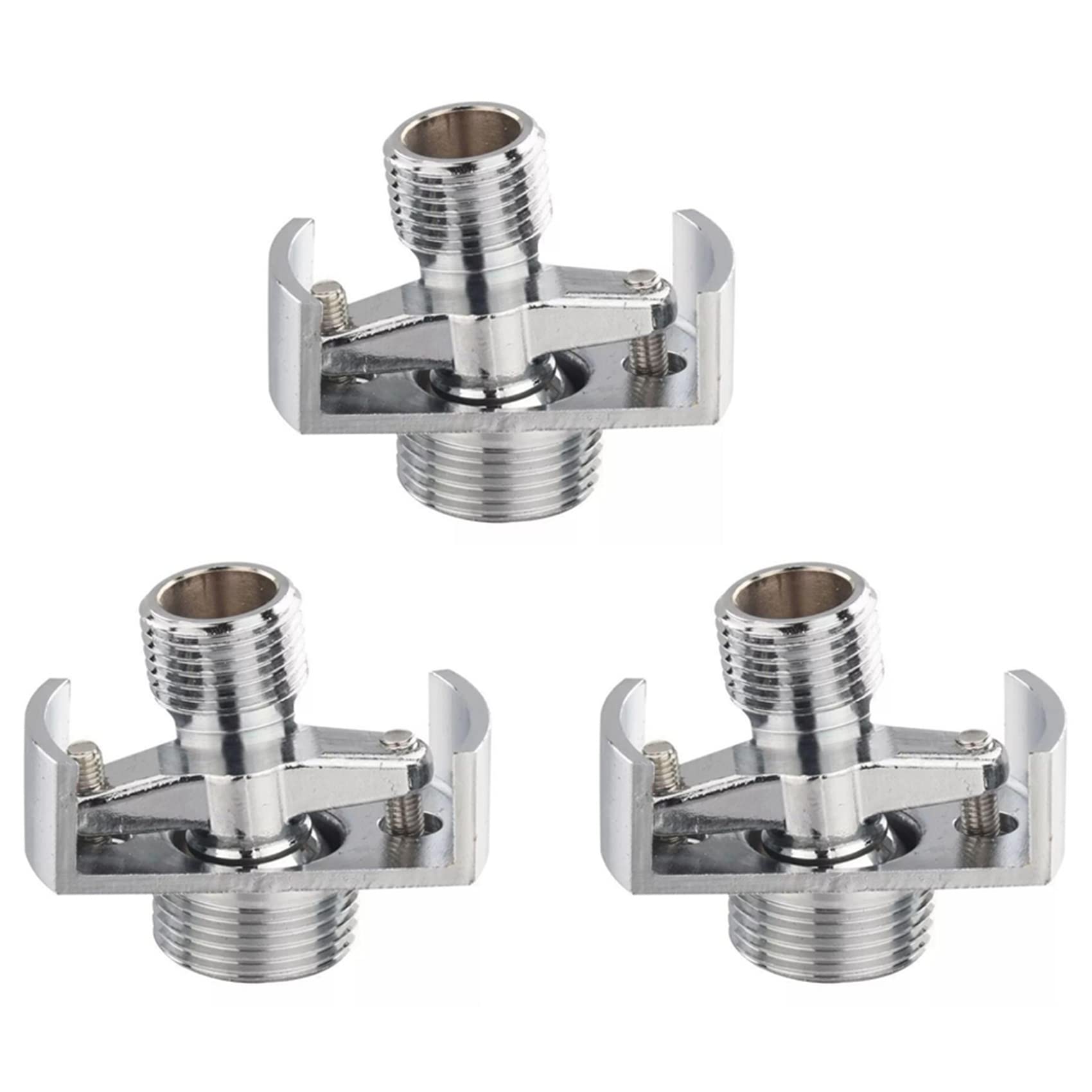 Hndhbfgrt Men's Silver 3X Adjusting The Angle Of Intake Pipe Copper Shower Head Angled Curved Foot Eccentric Corner Faucet Accessor A