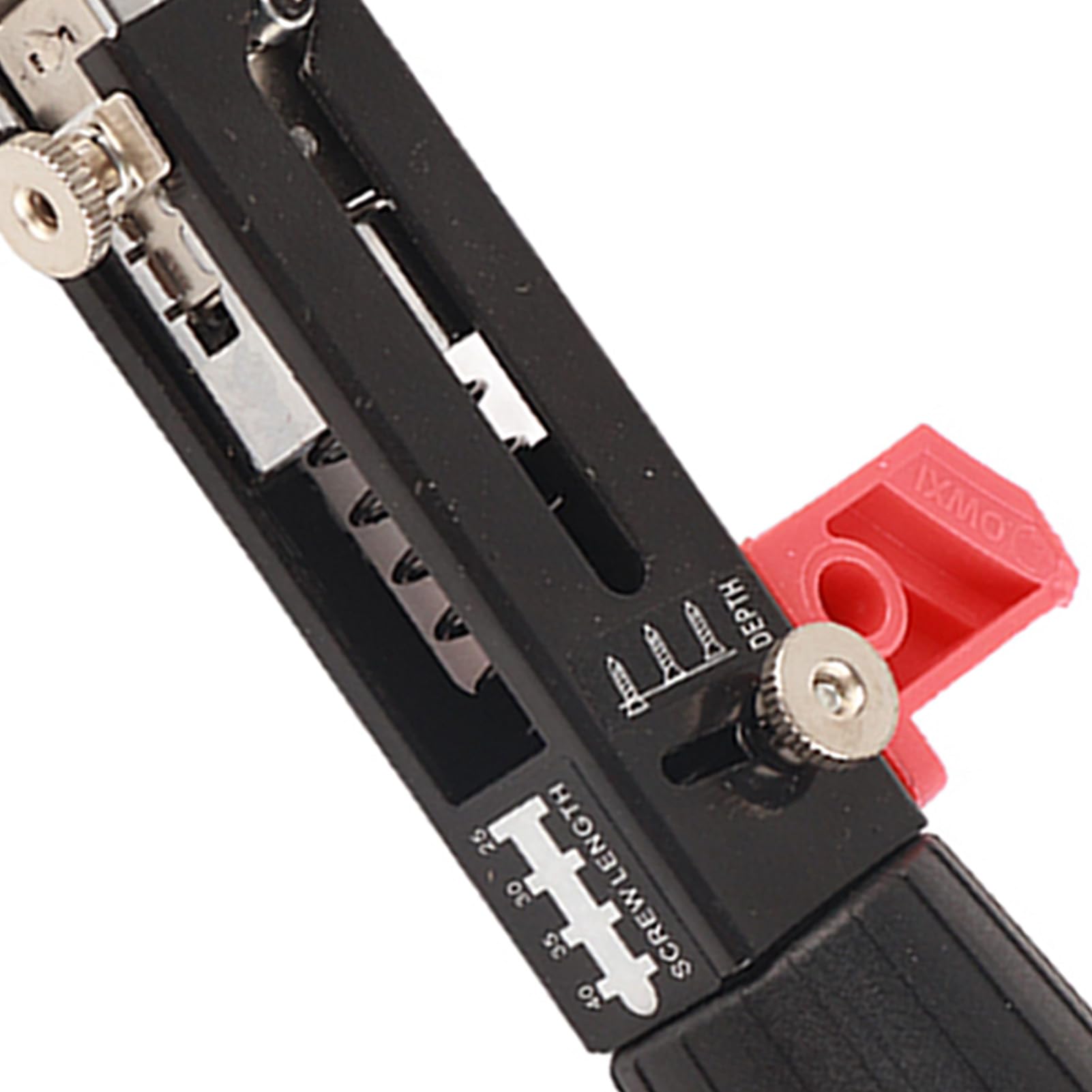 Pistola de tornillos de plataforma, Pistola de tornillos para paneles de yeso, Adaptador de cadena de tornillo de taladro de cadena de clavos automático para accesorio de taladro eléctrico