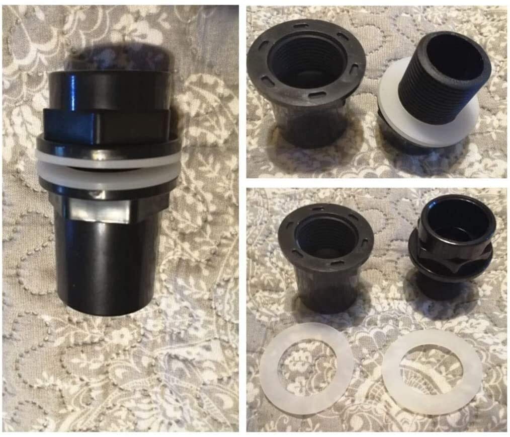 Raccordi filettati 20-50mm Connettori per tubi in PVC Addensare Connettore per tubo di drenaggio per acquario, Scarico da giardino Adattatore per tubo in UPVC Raccordi per tubi di alimentazione dell'a