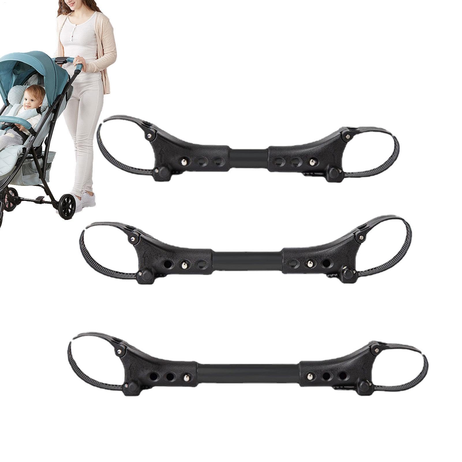 Conector Para Cochecito Gemelo | Conector Desmontable Para Carro Doble Adaptador Ligero Para Cochecito Doble,Adecuado Para Cochecitos Paraguas Convierte Dos Cochecitos Individuales En Un Cochecito