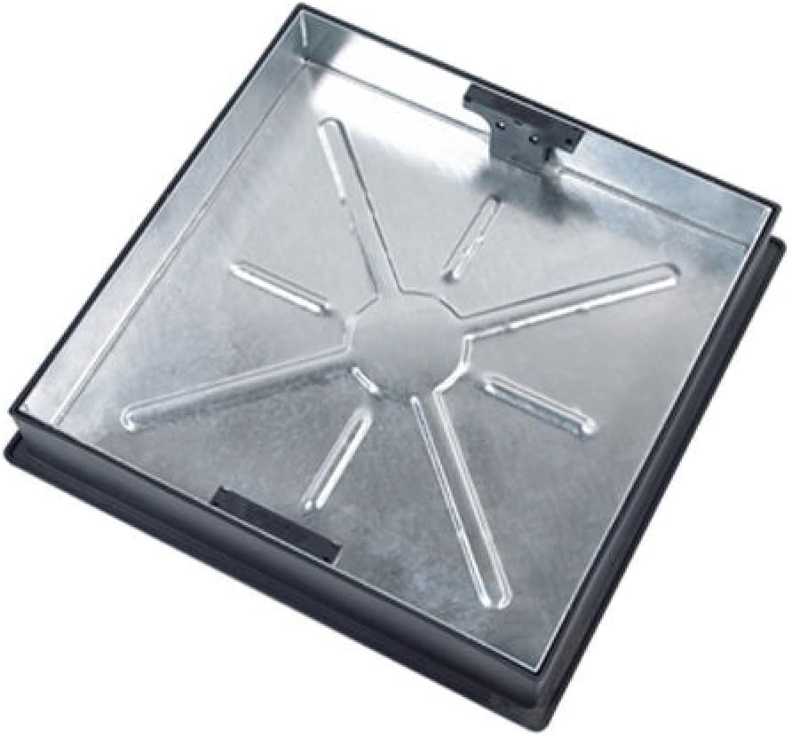 (CLKS 450SR) 450 x 450 x 80mm Square to Round, Block Pavior Recessed Manhole Cover