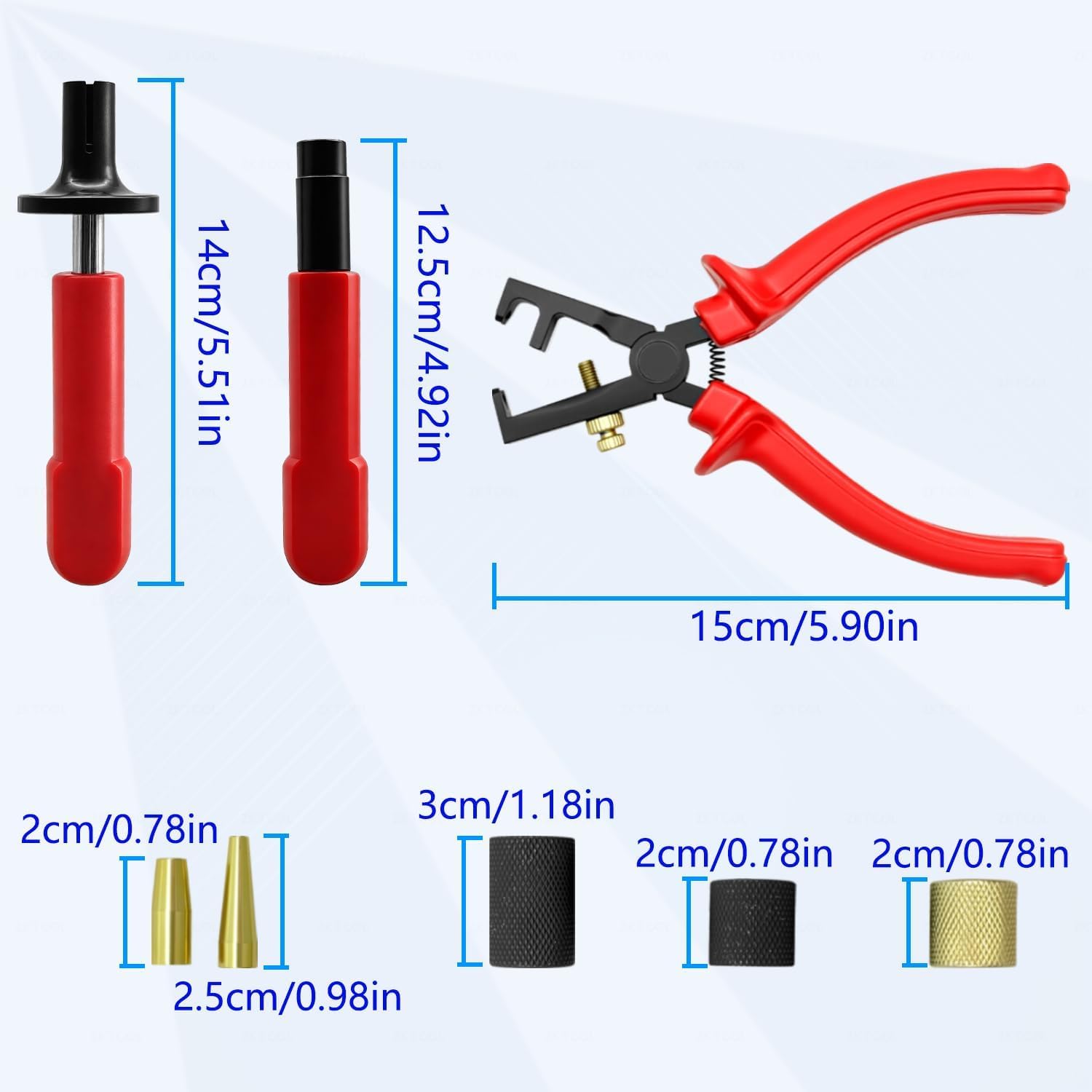 ZKTOOL Werkzeug zum EIN- und Ausbau der Einspritzdüsen-Öldichtung, Kompatibel mit BMW N13 N14 N18 N20 N26 N43 N55 N63 S55 S63 B38 B48, OEM 130190, 130280