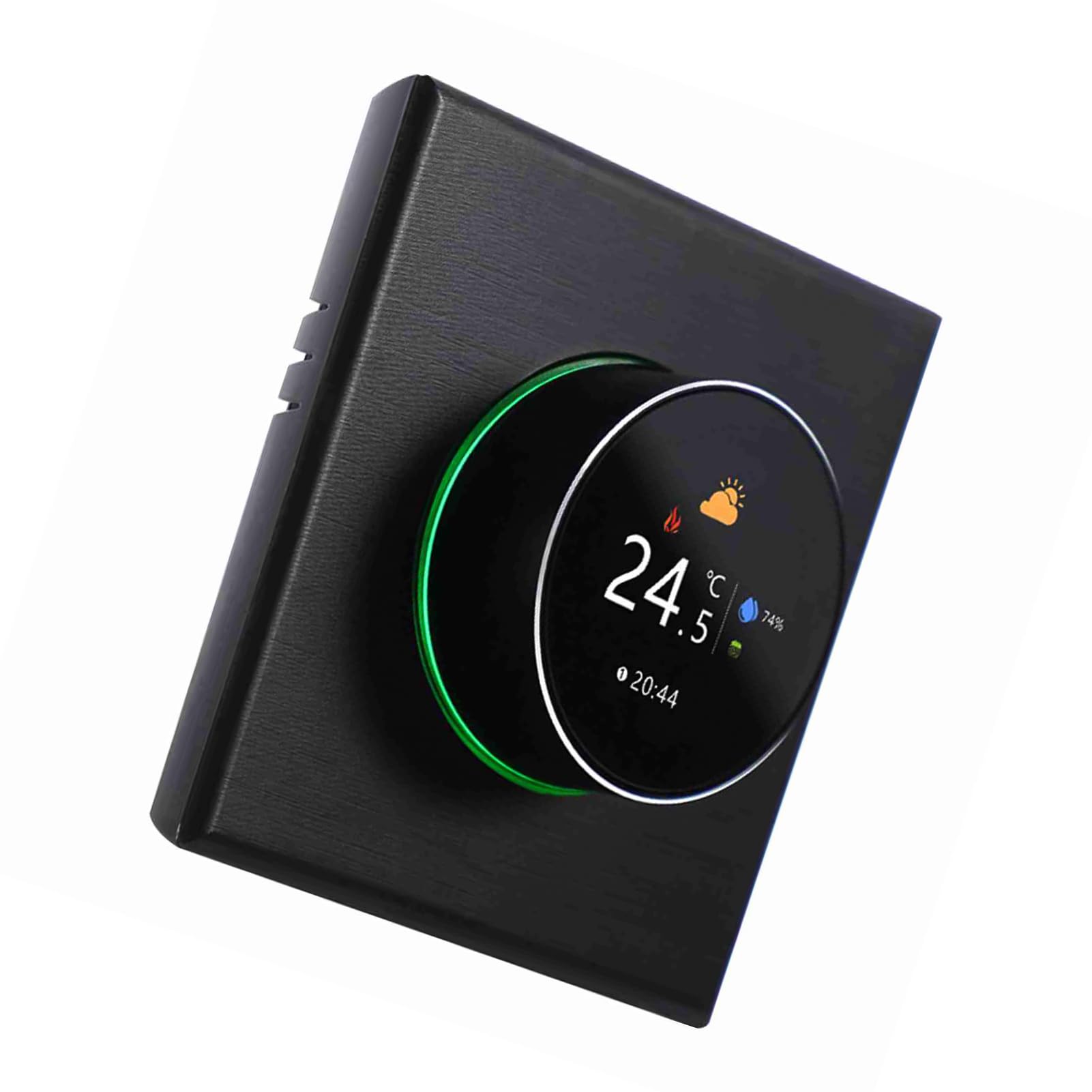 inteligentne termostaty, HUIOP Inteligentny termostat WiFi Kontroler temperatury Tygodniowy programowalny przycisk / aplikacja mobilna/sterowanie głosowe kompatybilne z / Home, dla c