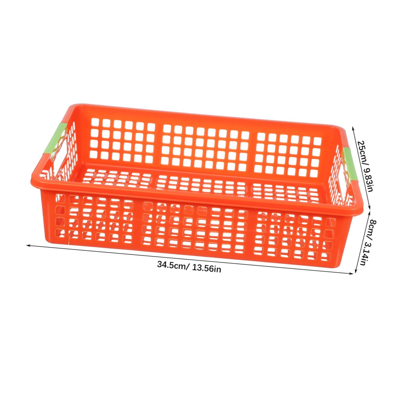 Cabilock 6 Piezas Cestas de Almacenaje para Escritorio Plástico Organizador para Aula Hogar y Oficina Apilable y Duradero