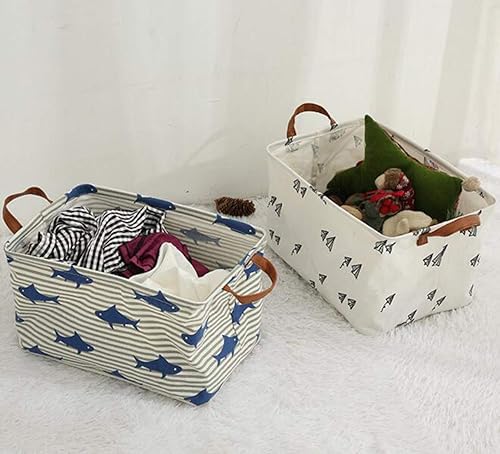 Miniatura 6 de Cesta de almacenamiento de lona, plegable, organizador con contenedores