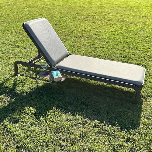 Image of PURPLE LEAF 4 Piece Outdoor Lounge Up to 350 lbs Adjustable Back Coffee