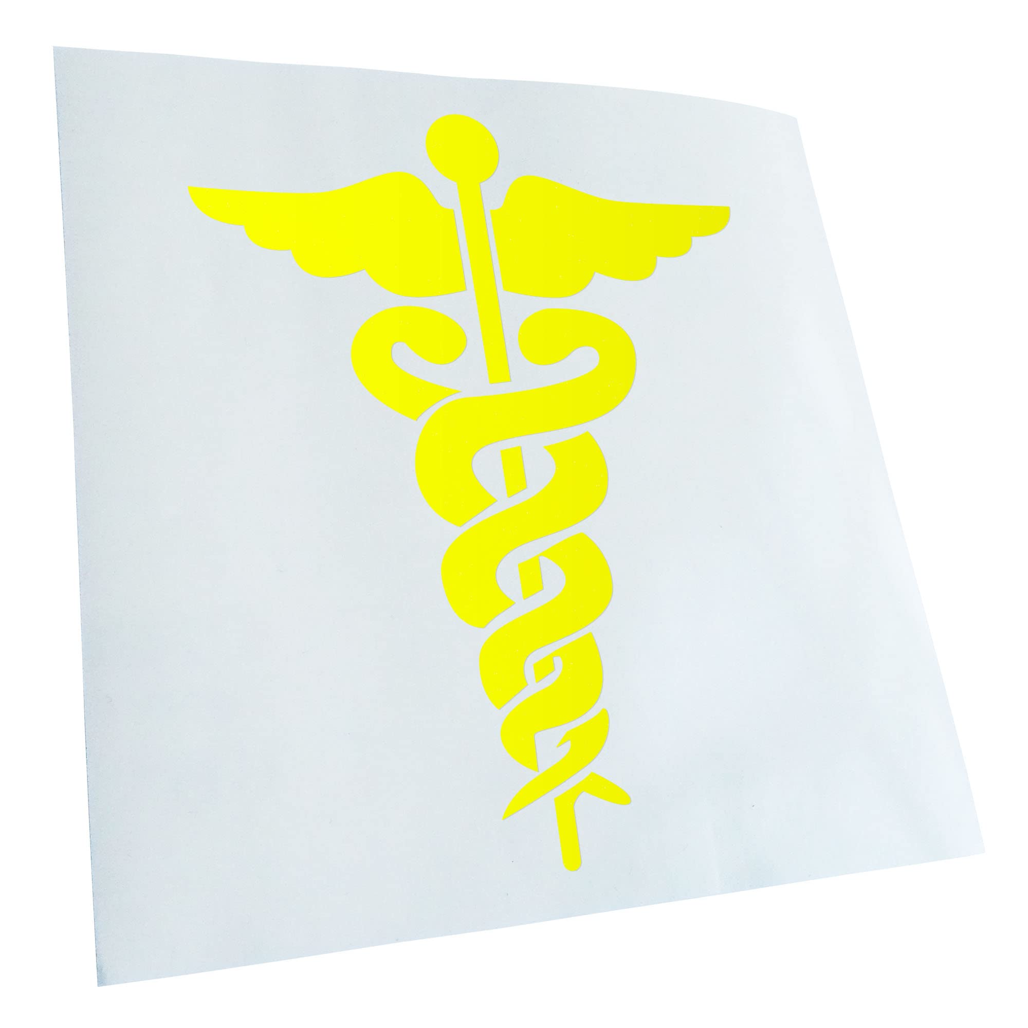 Kiwistar Pump Stick - Doctor Symbol - Snakes in 15 Colours - Neon + Chrome Sticker