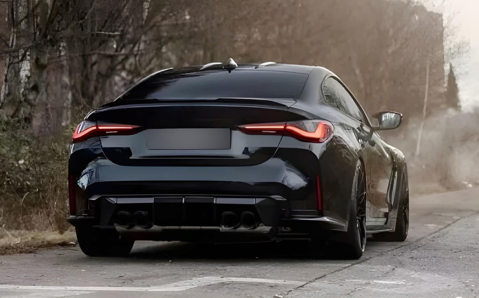 MpTuned BMW G22 G82 M4 Style Spoiler posteriore nero lucido per Serie 4 2021 2022 2023 Coupé 2 porte 418i 420i 430i 440i m440i 418d 420d 430d 440d m440d