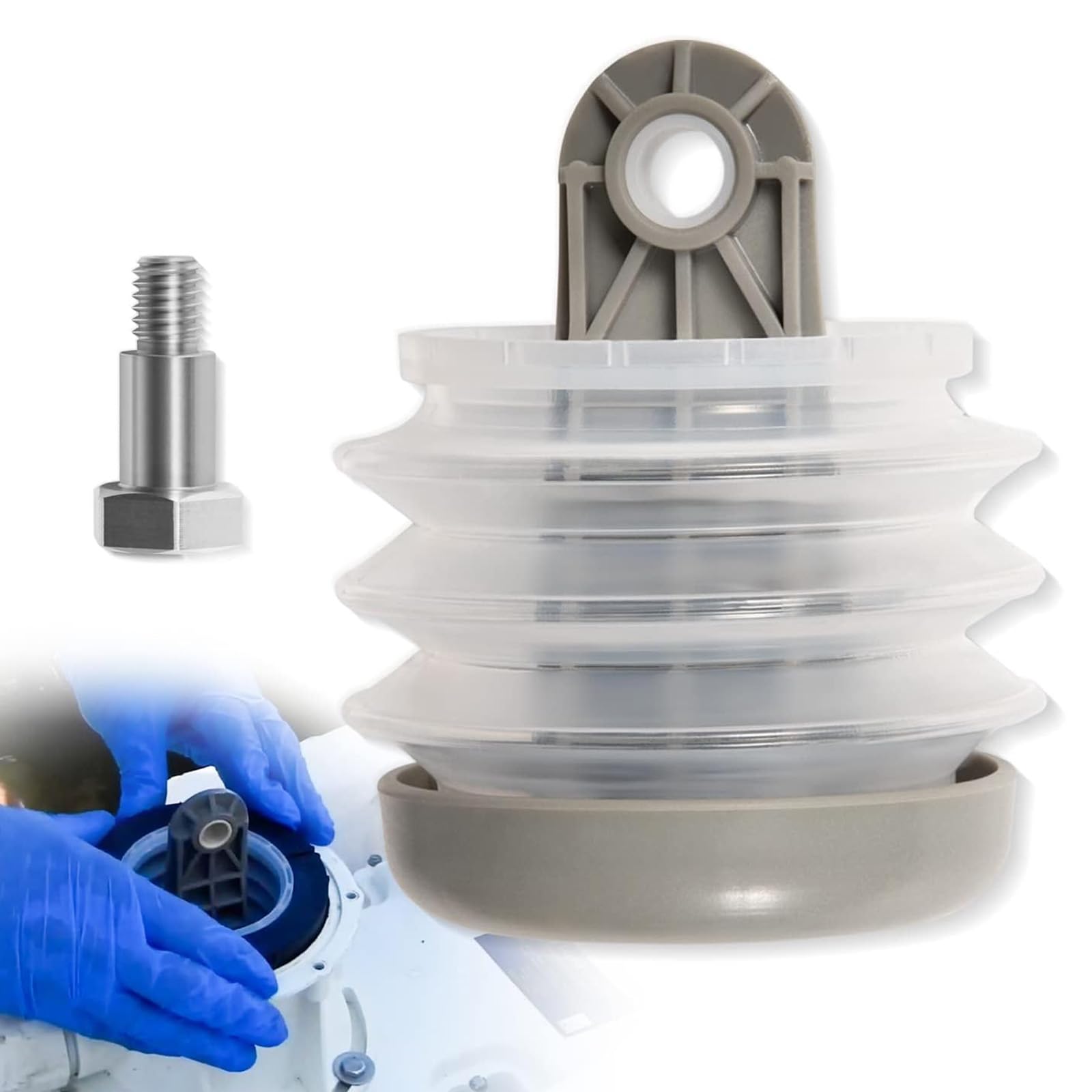 Gruppo soffietto con valvole a becco d'anatra e guarnizioni in silicone O-Rings Pompe flessibili Soffietti per WC Marine Set di tenuta sottovuoto