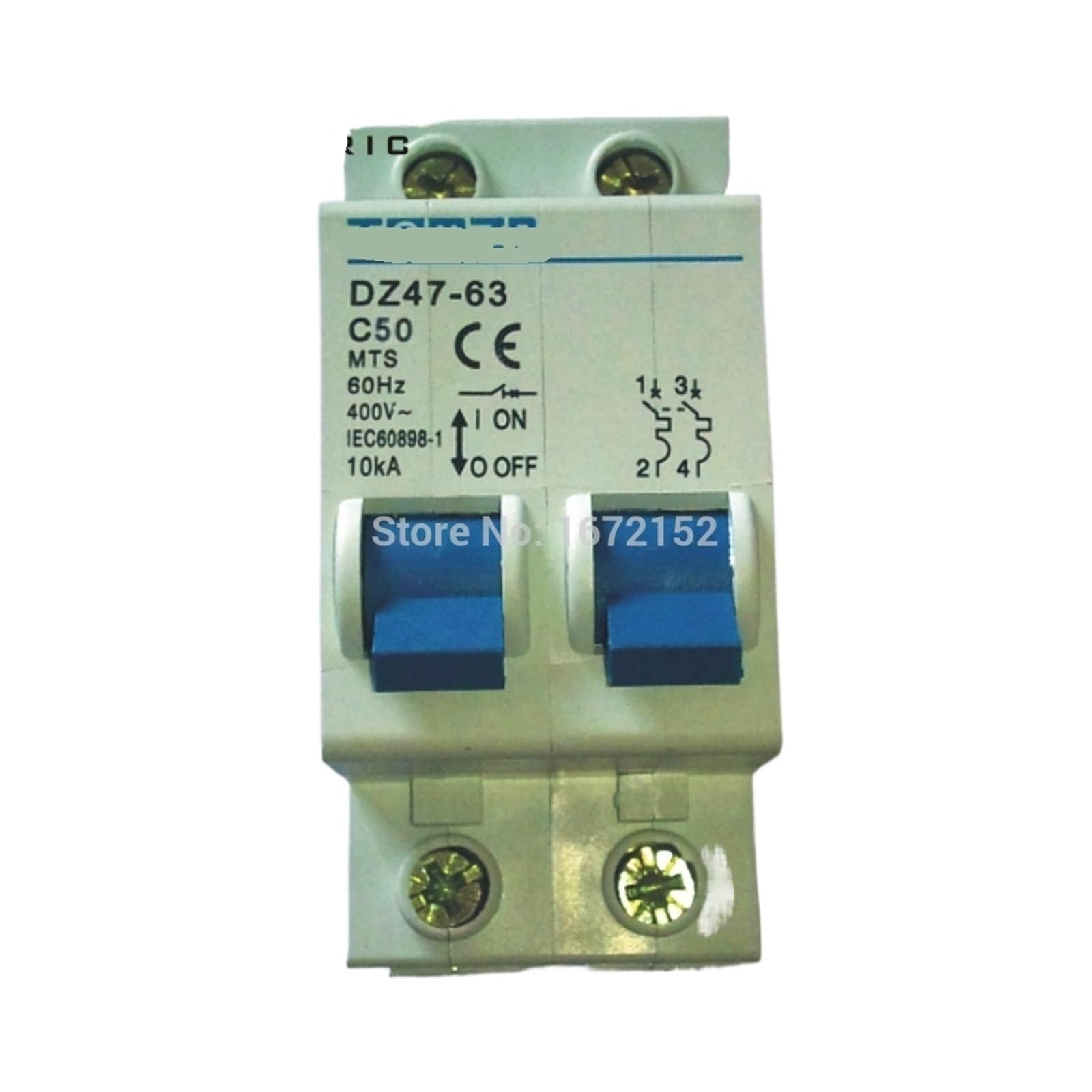 YAPOLQTNM 1P 50A MTS Manual Transfer Switch Circuit Breaker 50HZ/60HZ 400~