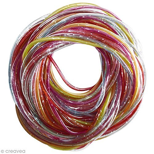 Preisvergleich Produktbild WEB2O Pailletten Scoubidou mit 100 Knüpfbändern