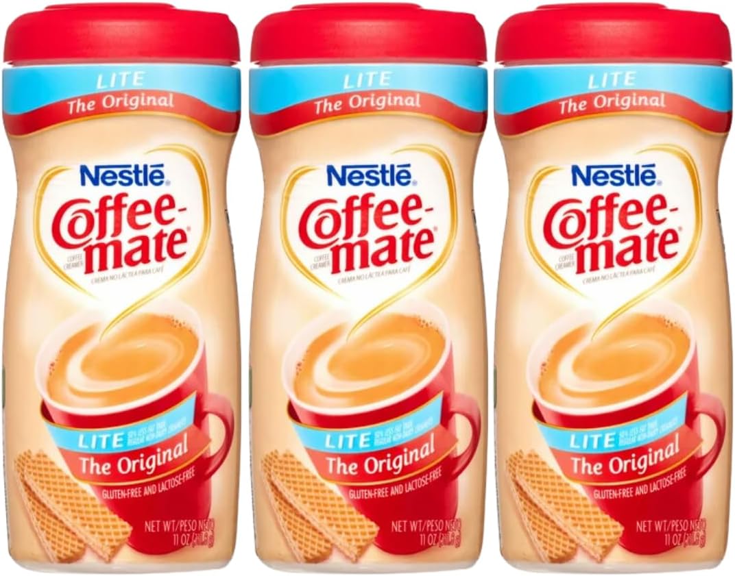 Coffeemate Original Lite Powdered Creamer 11oz Canister Gluten Free