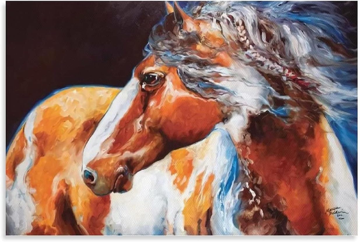 Amazon 雄大な戦争馬の抽象芸術のポスター イラストアート 高解像度の油絵の写真 キャンバスプリント リビングルーム ベッドルーム オフィスの装飾壁画16 24インチ 40 60cm ウォールステッカー オンライン通販 Amazon 雄大な戦争馬の抽象芸術のポスター イラストアート 高解像度の油絵の写真 キャンバスプリント リビングルーム ベッドルーム オフィスの装飾壁画16 24インチ 40 60cm ウォールステッカー オンライン通販