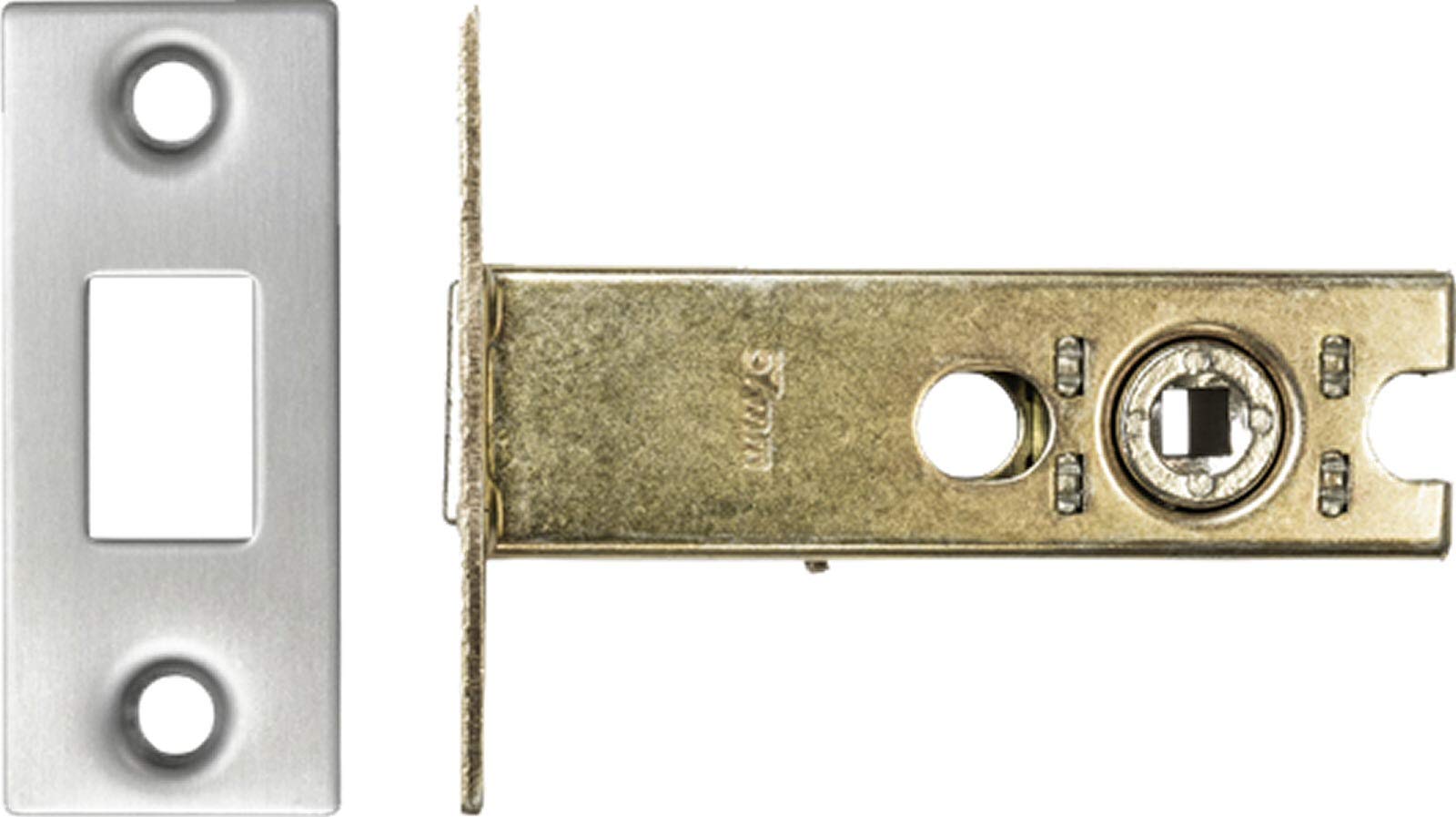 A&H™ 45mm Backset - 65mm Case Tubular Bathroom Deadbolt Brushed Satin Stainless Steel