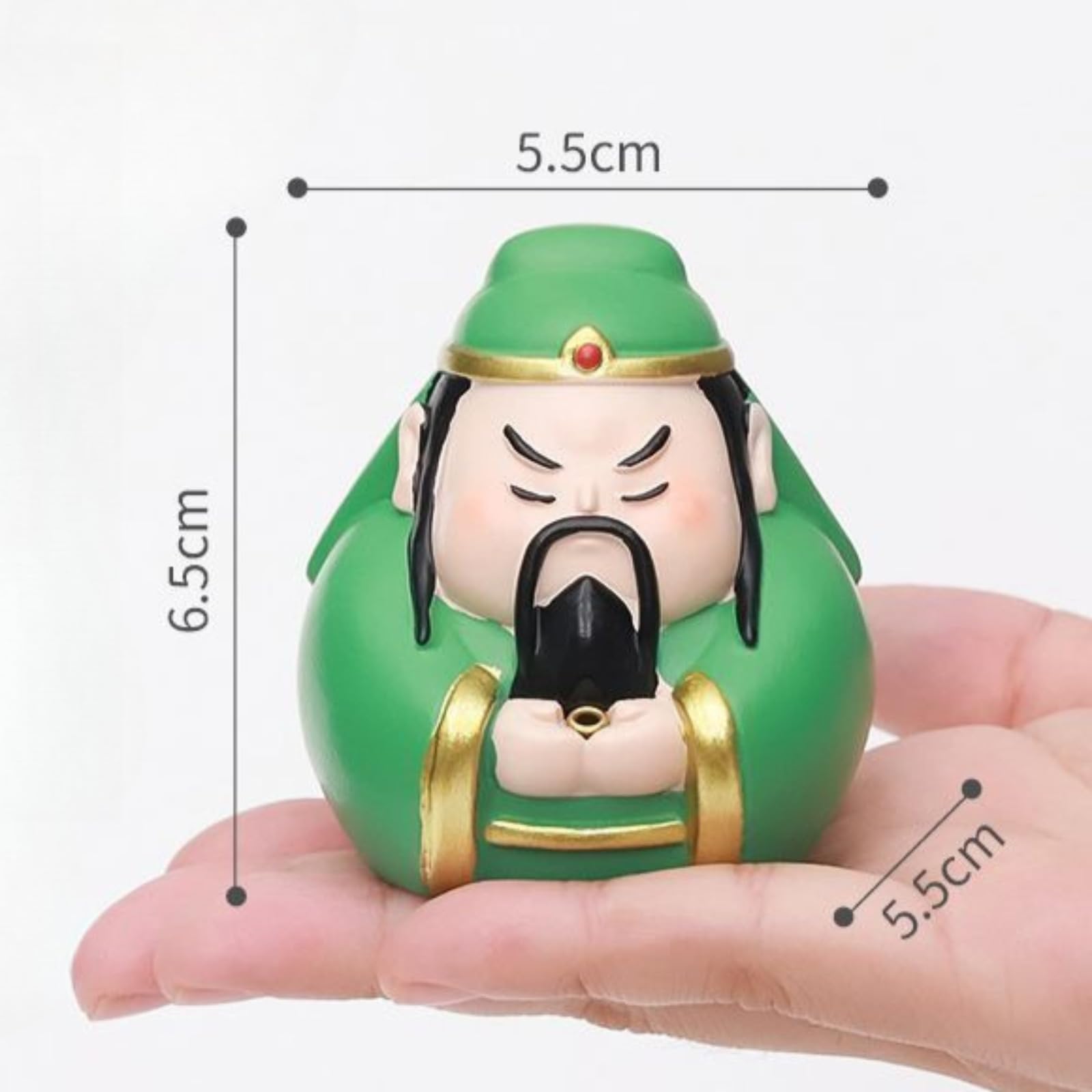 3 szt. Uchwyt na kadzidełka z żywicy, 6,5 cm, ozdoba Zen Spirit