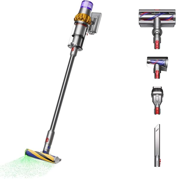 Dyson V15 Detect Cordless Vacuum Cleaner (Yellow/Nickel)