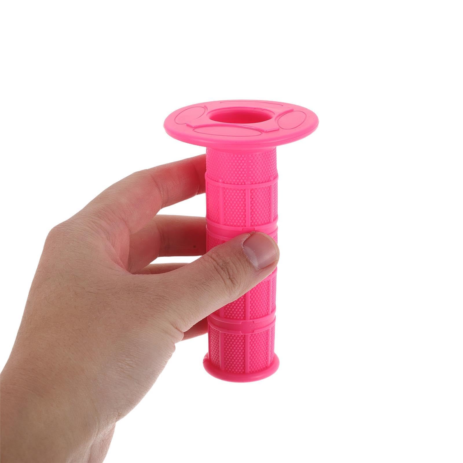 NUOBESTY 4er-Pack Motorrad-Handgriffe, rutschfeste Lenkergriffe, Ersatz-Silikon-Lenkerüberzüge, Komfortables Zubehör für Motorräder, pink