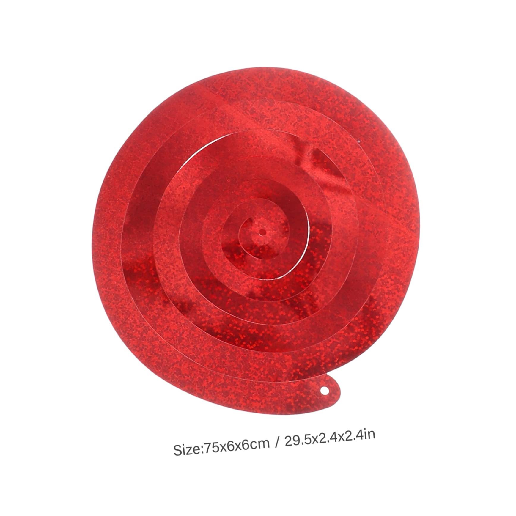 Amosfun 25 Set decorazione della festa decorazioni natalizie natale decorazioni ricciolo appeso alla festa decorazioni del soffitto appese decorazioni a turbinio per feste sospeso