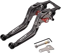 Vista 12 de Palanca de freno de embrague plegable ajustable para Xmax 125 250 300 400 XMAX250 XMAX300 2018 2023 (color : 7)
