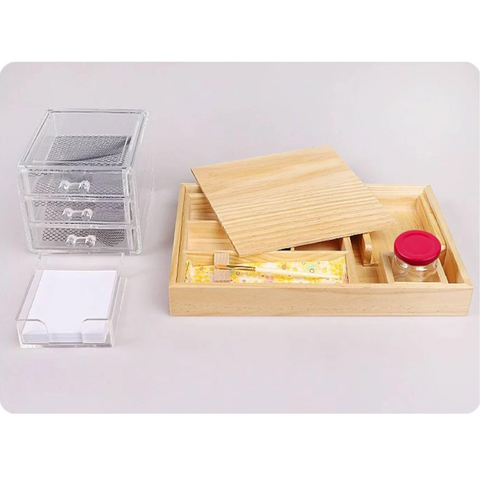 Montessori Aufkleber-Kunst-Set, Holz-Transfer-Aufkleber-Kit für Kleinkinder, Spielzeug für praktische Lebens- und Feinmotorik-Fähigkeiten