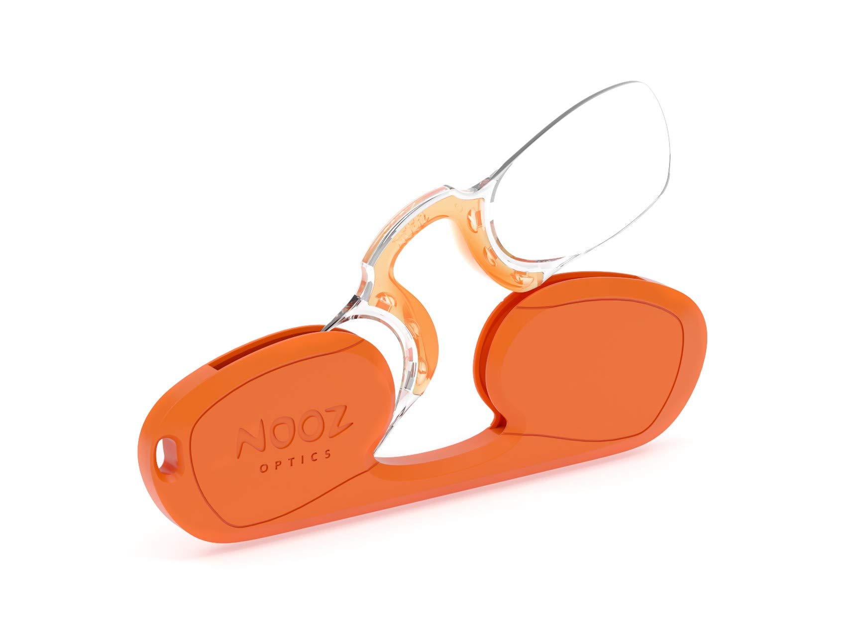 NOOZ Armless Reading Glasses for Women & Men Ultra-Lightweight 6g - Presbyopia Readers with Keychain Case - Rectangular product thumbnail 3