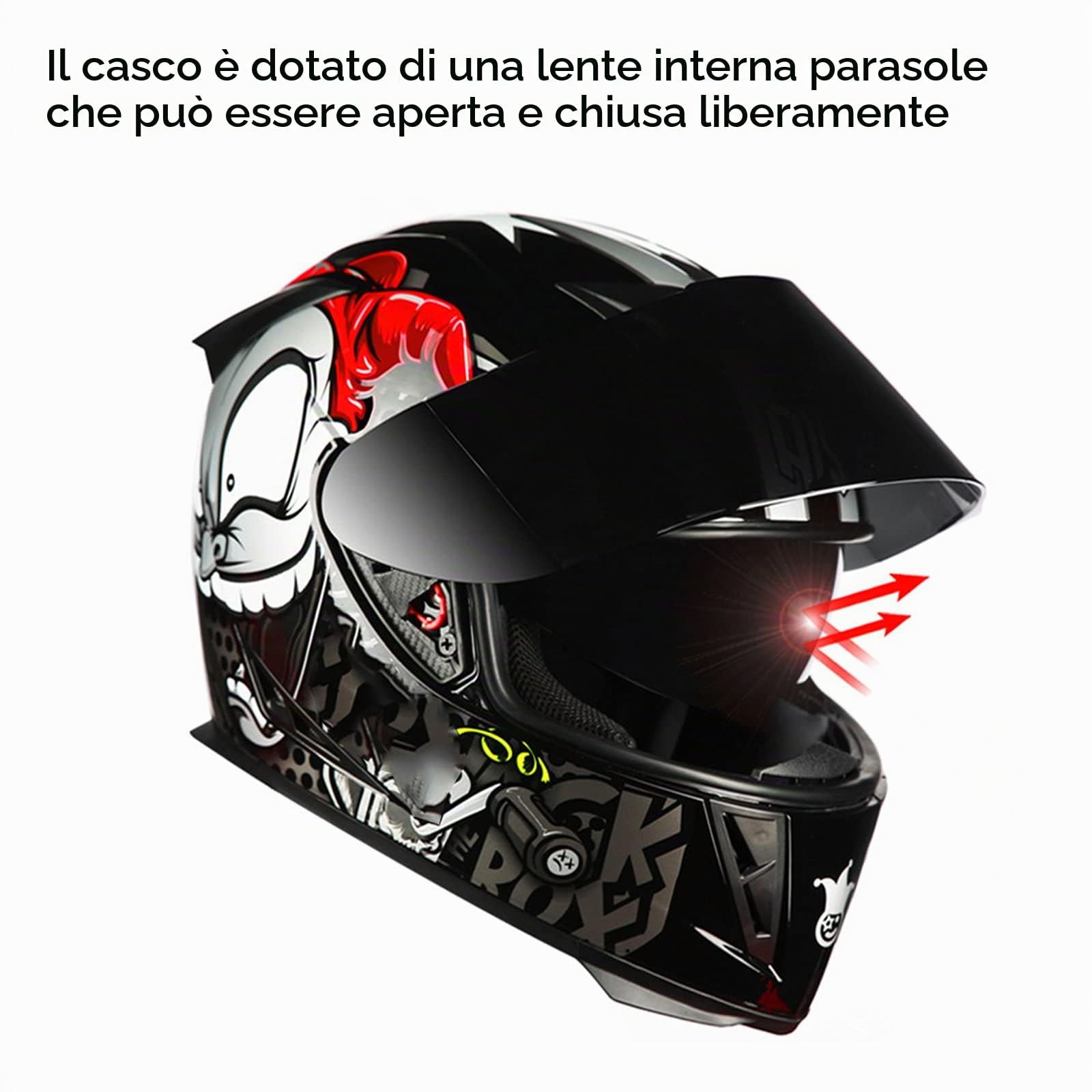 Casco Moto Flip Up Integrale Caschi Motociclista Apribili E Modulari Donna E Uomo Adulti Casco Anticollisione ECE Omologato Casco Invernale Casco Moto Full Face Casco Scooter,Verde,M