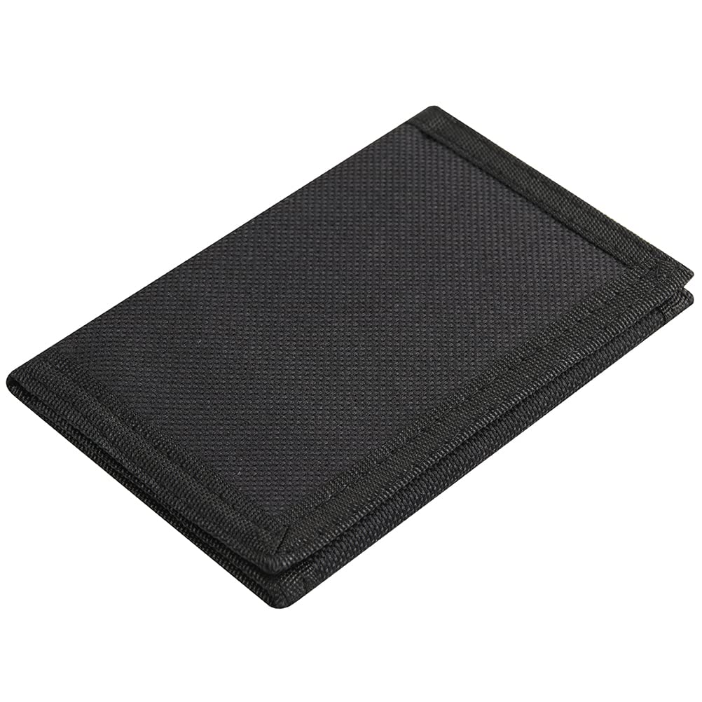 Lamiza Kids Wallet for Boys Girls Teens Trifold, Canvas Toddler Wallet for Boys, Cute Zipper Wallets Youth with Coin Pocket and Card Holders, Novelty