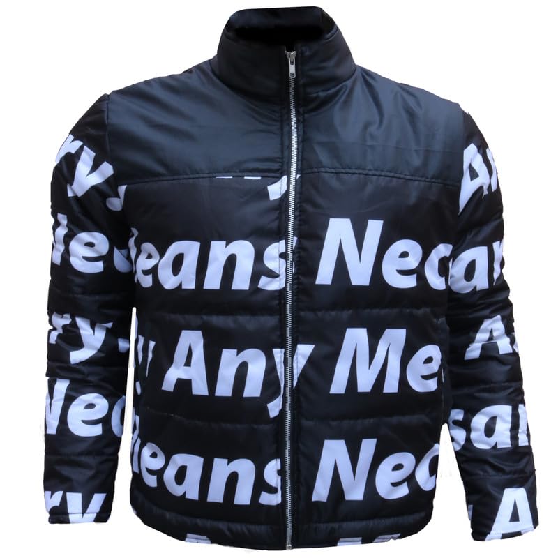 Dragon Bomber Ball Z Jacket - Black and Orange Cotton Windbreaker Lightweight Cosplay Jacket