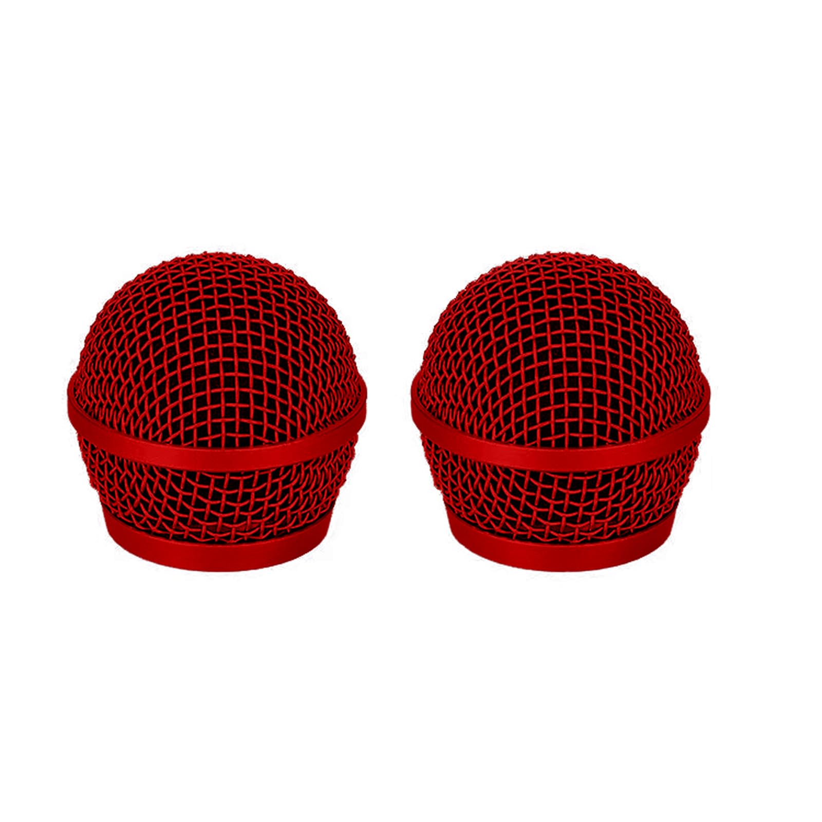 Buaak 2pcs Microphone Replacement Grille for Shure SM58, Microphone Cover, Microphone Ball Head Mesh Grill