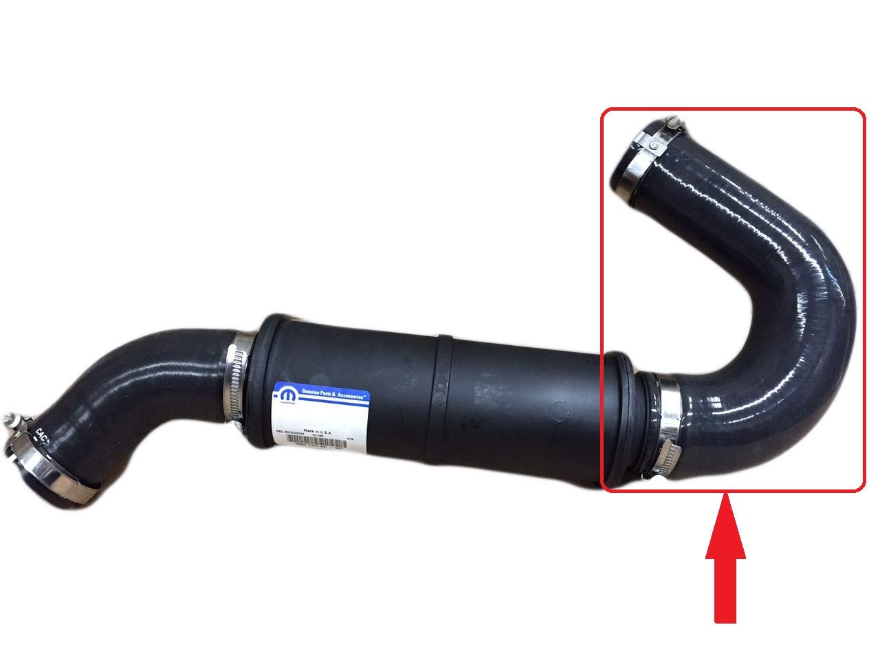 Compatibile con tubo intercooler Turbo Dodge NITRO 2.8 CRD 55037791AE 55037791AD 55037791AC