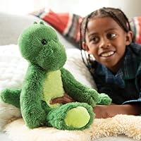 Vista 5 de Osito de Vermont Muñeco de Dinosaurio de Peluche – Juguetes de Dinosaurio de Peluche Verde de 15 Pulgadas, Peluche de Dino Suave, Juguetes